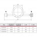 Устройство отборное лат прям Ду15 G1/2" НР/нак/г д/ман Giacomini R228AY003