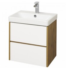 1A2517K0SDZ90 Набор: 1A251701SDZ90 Тумба-умывальник Сканди 55 Бел/Дуб Рустикальный/ 1WH501620 Раковина Адриана 55 1A2517K0SDZ90