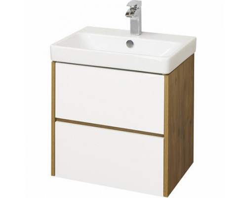 1A2517K0SDZ90 Набор: 1A251701SDZ90 Тумба-умывальник Сканди 55 Бел/Дуб Рустикальный/ 1WH501620 Раковина Адриана 55 1A2517K0SDZ90