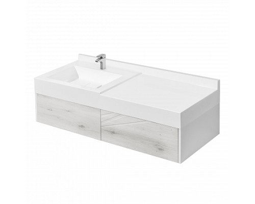 1A2349K1SKW80 Набор: 1A234901SKW80 Тумба-умывальник Сакура 100/ 1A71973KSK010 Раковина Сакура 1000 белая 1A2349K1SKW80