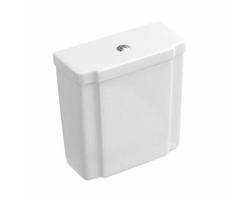7721 11R1 HOММAGE Бачок с мех-м двойного слива, подвод сзади или сбоку, Альпийский белый CeramicPlus (ТОЛЬКО С УНИТАЗАМИ) 772111R1