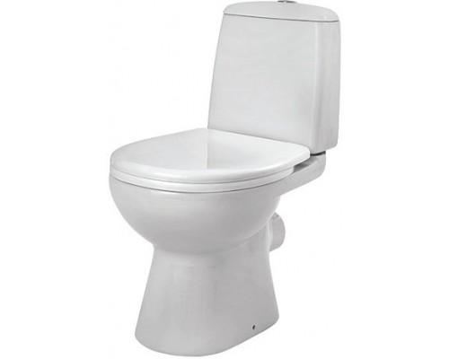 1.WH30.1.746 ЦЕЗАРЬ унитаз-компакт, гориз.выпуск, 2 режима, soft-close 1.WH30.1.746