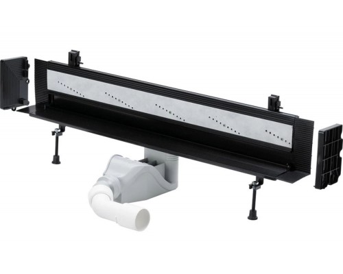 736552 Advantix Vario душевой лоток для встраивания в стену, проп. способность 0,45 л/с, L=300-1200, H=90-160, модель 4967.10 736552