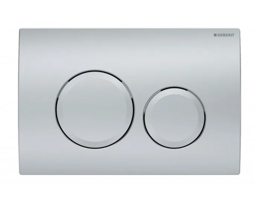 115.127.46.1 Смывная клавиша Geberit Delta20, для двойного смыва: Матовый хром 115.127.46.1