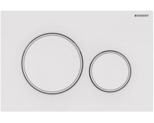 115.882.11.1 Клавиша смыва Sigma 20, двойной смыв, к 111.300/350/361/362/380/390/796 белые, белый матовый 115.882.11.1