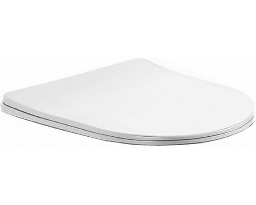 AQ0004-00 ЕВРОПА тонкое сиденье с механизмом плавного закрывания, подходит к унитазу AQ1900-00, AQ1904-00, AQ1900T-00, AQ1904T-00 AQ0004-00
