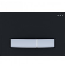 KDI-0000031 (009D-2) Панель смыва Slim Черный матовый (клавиша прямоугольная, хром) KDI-0000031