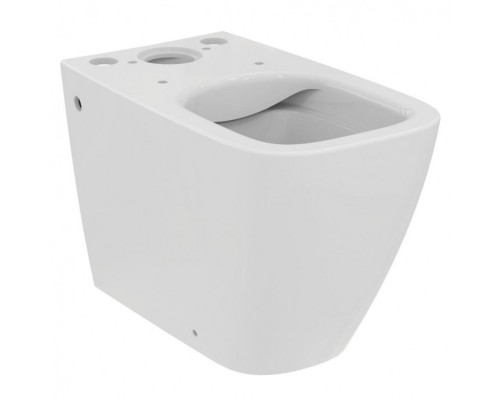 T500001 i.life S Напольный унитаз, глубокий смыв, горизонтальный выпуск, с сиденьем и крышкой T500001