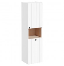 69100 Пенал высокий Root Groove 40 см с корзиной для белья, матовый белый, правосторонний 69100