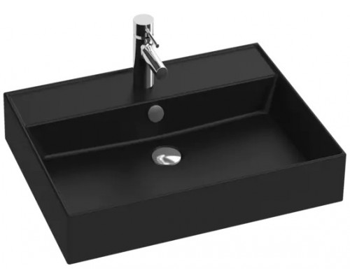 EXBH112-NGM Vivienne Vivienne, раковина-столешница, 60 см, матовая черная EXBH112-NGM