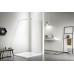 AQ WIW 09020CH Душевая перегородка Walk in с держателем 900x2000 профиль хром, стекло прозрачное AQ WIW 09020CH