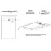 Allen Brau Infinity Душевой поддон 140x90x3h см, цвет: белый 8.21005-21
