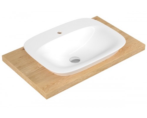 HR30TXS110H HERA раковина для установки в столешницу 46х60 см, с отверстием под смеситель, Serel HR30TXS110H