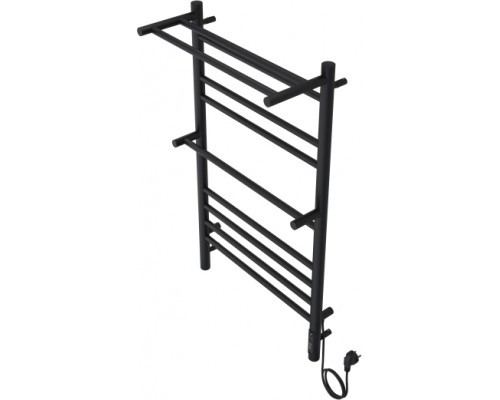 Альфа П10 500х900 электрический (quick touch) Полотенцесушитель Aquatek (черный муар) AQ EL RRP1090BL