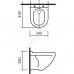 Унитаз подвесной Attica в/к дюр микр Sanita Luxe WC.WH/Attica/DM/WHT.G/S1