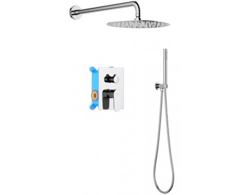 AQ1272CR ОБЕРОН Set 3 в 1 душевой комплект 2 режима AQ1272CR