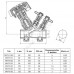 Клапан баланс лат MVT-R Ду25 Ру16 м/м Kvs9 нип Ридан 003Z4043R