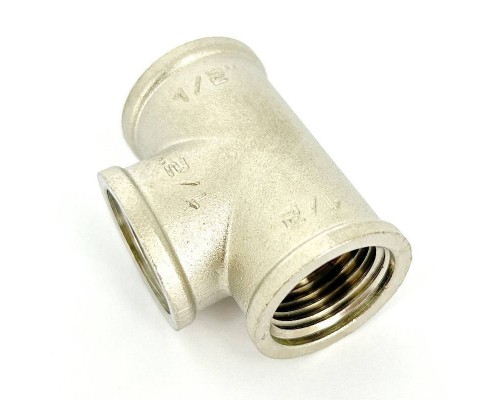 Тройник LD В 1/2" никелированный