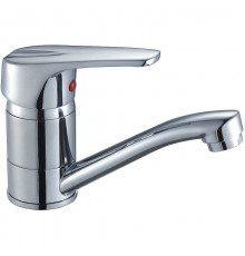 D40-22 Смеситель одноручный (40 мм) для умывальника/мойки с поворотным изливом 150 мм, хром D40-22 D40-22