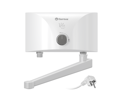 Водонагреватель электрический проточный Thermex Vetro 3500 tap