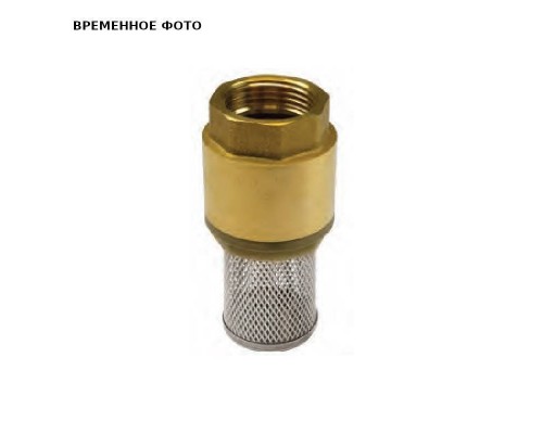 Клапан обратный 1 1/2" пружинный с фильтр-сеткой
