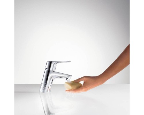 Смеситель для раковины HansGrohe 70 HG Focus однорычажный со сливным гарнитуром хром