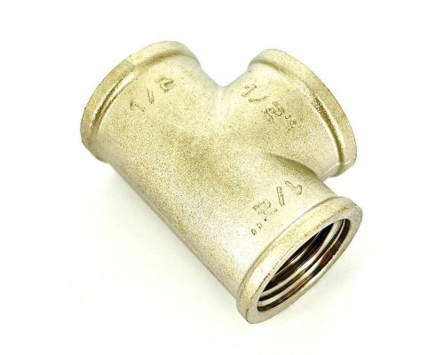 Тройник LD В 1/2" никелированный