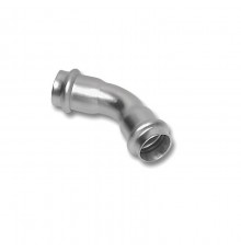 Отвод 45° Sanha NiroPress 316L ВПр-ВПр, 15, 9041.3