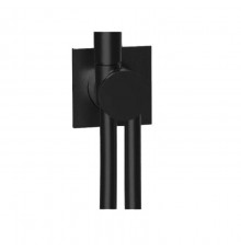 Шланговое подсоединение, Almar, Showers Accessories с держателем и шлангом, цвет-Absolute Black Brushed PVD