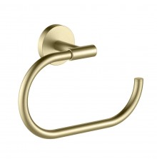AQ4221BG ОБЕРОН полотенцедержатель овальный, шлиф. золото AQ4221BG