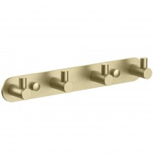 AQ4123BG ЕВРОПА планка с 4 крючками, шлиф. золото AQ4123BG