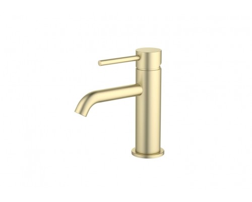 AQ1310BG ЕВРОПА смеситель для раковины 89, без донного клапана, шлиф. золото AQ1310BG