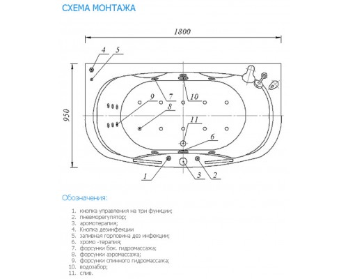 Мелисса пустая с фр.экр.+бок.экр.2шт.(вклеенный каркас) MEL180-0000011