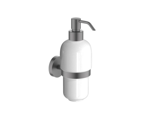 AQ4605BGM БЕТТА дозатор, оружейная сталь (шлиф. черный хром) AQ4605BGM