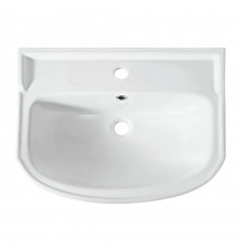 РОНДО 56 Умывальник мебельный, ВКС Белый S1 (WB.FN/Rondo/56-C/WHT.G/S1) WB.FN/Rondo/56-C/WHT.G/S1