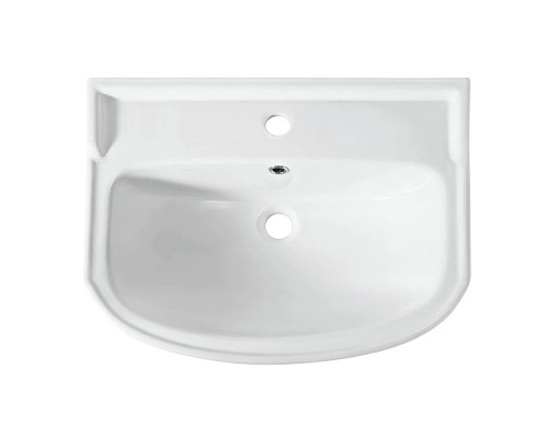 РОНДО 56 Умывальник мебельный, ВКС Белый S1 (WB.FN/Rondo/56-C/WHT.G/S1) WB.FN/Rondo/56-C/WHT.G/S1