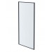 AQ ARI WA 09020GM Неподвижная душевая стенка 900x2000, для комбинации с дверью, профиль оружейная сталь, стекло прозрачное AQ ARI WA 09020GM