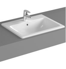 Раковина, Vitra, S20, шгв 550-450-170, отверстия для смесителя-1, цвет-белый