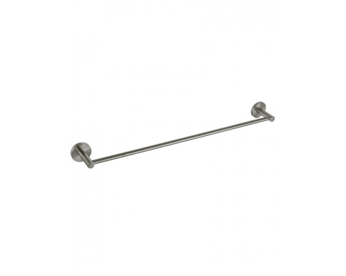 AQ4114BGM ЕВРОПА полотенцедержатель 600 мм, оружейная сталь (шлиф. черный хром) AQ4114BGM