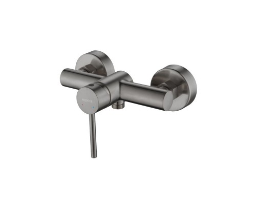 AQ1360BGM ЕВРОПА смеситель для душа, оружейная сталь (шлиф. черный хром) AQ1360BGM