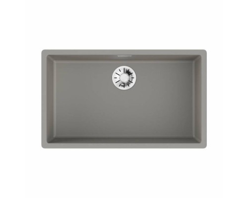 Мойка, OMOIKIRI, Yamakawa, шг 756-456, отверстия для смесителя-отсутствуют, цвет-Leningrad grey