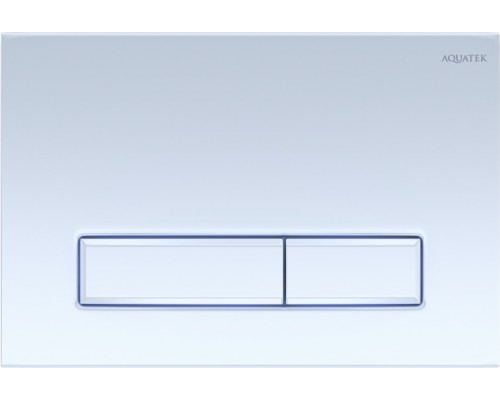 KDI-0000021 (009A) Панель смыва Slim Белая глянец (клавиша прямоугольная ) KDI-0000021