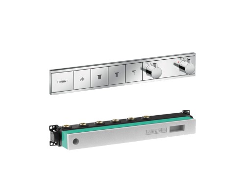 15382000S Set HG RainSelect термостатический смеситель для душа (15382000+15312180) 15382000S