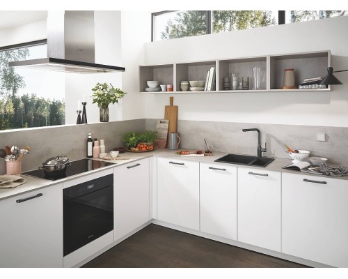 31648AP0 K500 Мойка с 2 чашами, 555 x 460 мм, черный гранит (5 шт.- пал.) 31648AP0