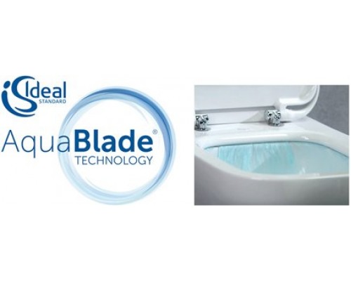 T008201 TESI AquaBlade Напольный пристенный унитаз для монтажа с бачком T008201