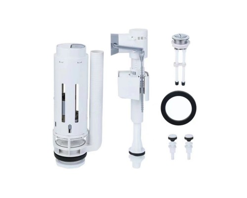 AQ1273ST-00 ОБЕРОН Унитаз напольный безободковый TORNADO с бачком 600365810мм, горизонтальный выпуск, тонкое сиденье с механизмом sc, крепеж AQ1273ST-00