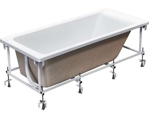 ZRU9302906 ТОЛЬКО С ВАННОЙ монтажный набор для ванны EASY 150х70 каркас, крепл. к стене, слив-перелив ZRU9302906