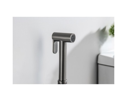 AQ2057BGM гигиенический ручной душ, оружейная сталь (шлиф. черный хром) AQ2057BGM