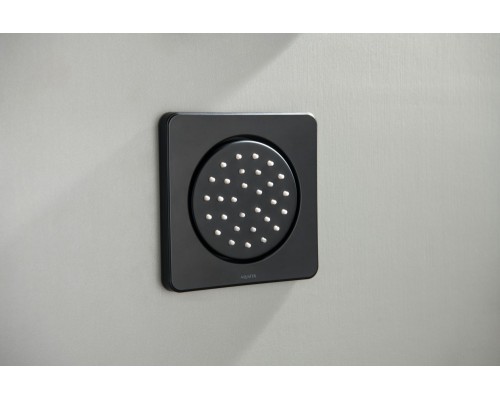 AQ2099MB боковая форсунка 130130, матовый черный AQ2099MB