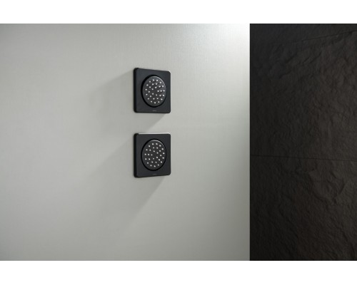 AQ2099MB боковая форсунка 130130, матовый черный AQ2099MB